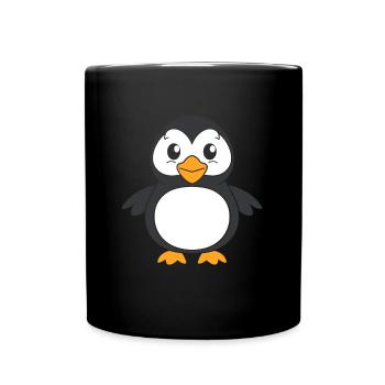 macareux - Mug uni - noir - Devant