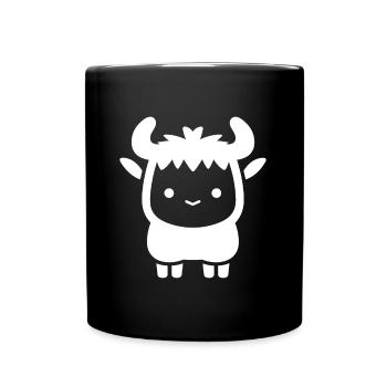 Dahu - Mug uni - noir - Devant