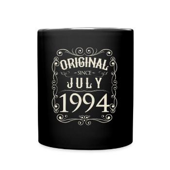 Vintage - Original depuis l'anniversaire de juillet 1994 - Mug uni - noir - Devant