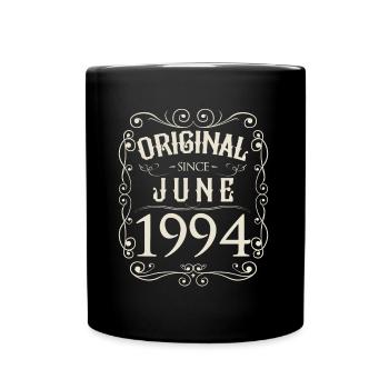 Vintage - Original depuis l'anniversaire de juin 1994 - Mug uni - noir - Devant