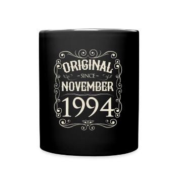 Vintage - Original depuis l'anniversaire de novembre 1994 - Mug uni - noir - Devant