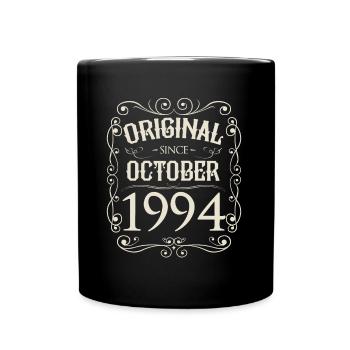 Vintage - Original depuis l'anniversaire d'octobre 1994 - Mug uni - noir - Devant