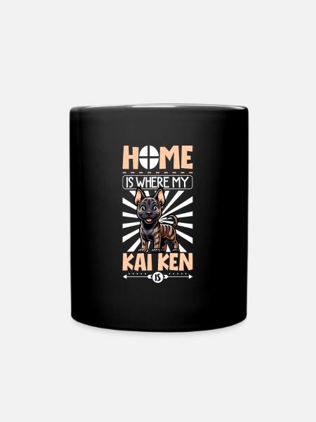 Zuhause - Kai Ken - Tasse einfarbig - Schwarz
