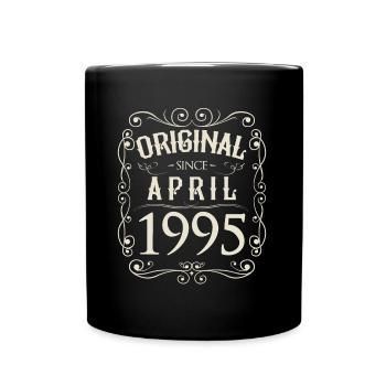 Vintage - Original depuis l'anniversaire d'avril 1995 - Mug uni - noir - Devant