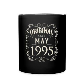 Vintage - Original depuis l'anniversaire de mai 1995 - Mug uni - noir - Devant