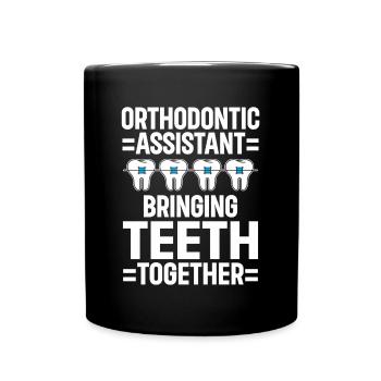 Orthodontiste Orthodontie Dentaire - Mug uni - noir - Devant