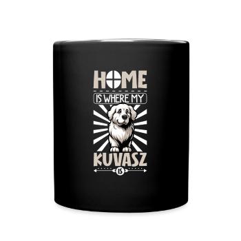 Accueil - Kuvasz - Mug uni - noir - Devant