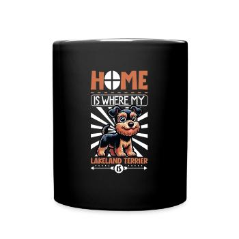Accueil - Lakeland Terrier - Mug uni - noir - Devant