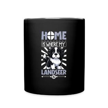 Accueil - Landseer - Mug uni - noir - Devant