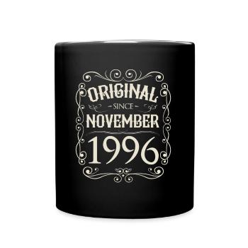 Millésime - Original depuis novembre 1996 Anniversaire - Mug uni - noir - Devant