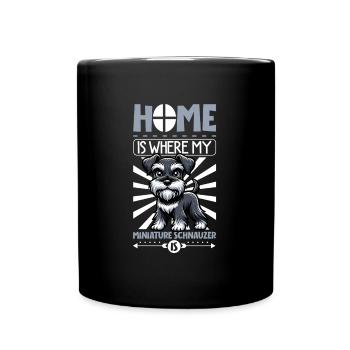 Home - Miniature Snout - Full Colour Mug - black - Front