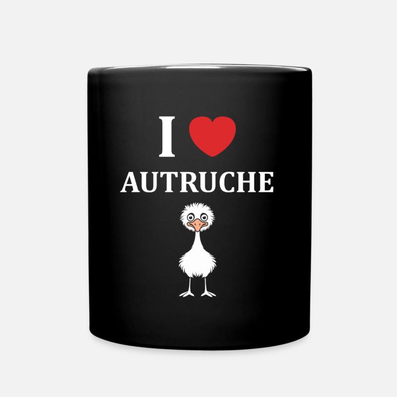 Strauß Zitat - Tasse einfarbig - Schwarz