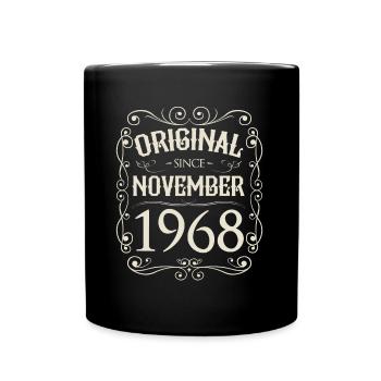 Millésime - Original depuis novembre 1968 Anniversaire - Mug uni - noir - Devant
