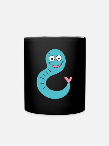 vers de terre - Mug uni - noir