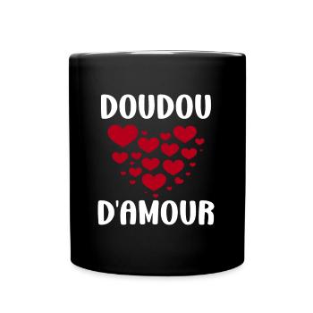 Doudou - Mug uni - noir - Devant