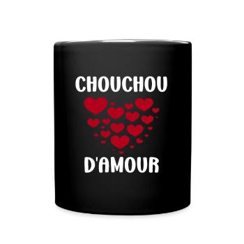 Chouchou - Mug uni - noir - Devant