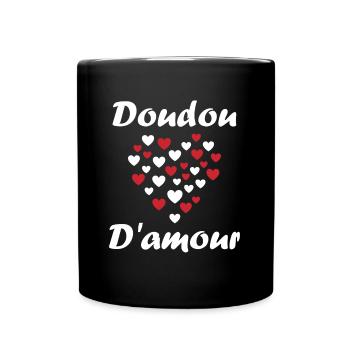 Doudou - Mug uni - noir - Devant