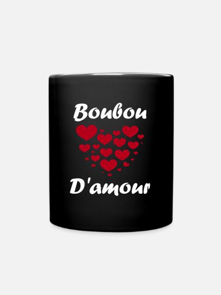 Boubou - Mug uni - noir