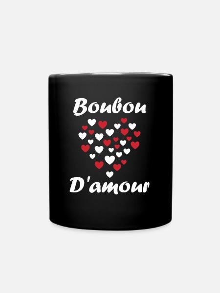 Boubou - Mug uni - noir