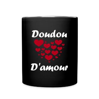 Doudou - Mug uni - noir - Devant