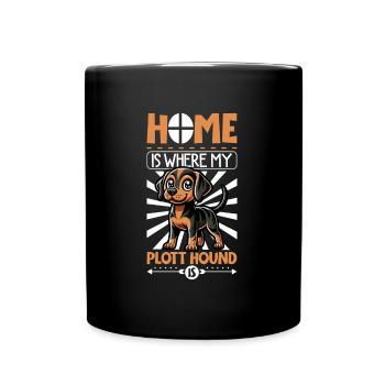 Accueil - Plott Hound - Mug uni - noir - Devant