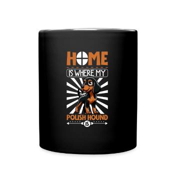 Accueil - Polish Hound - Mug uni - noir - Devant