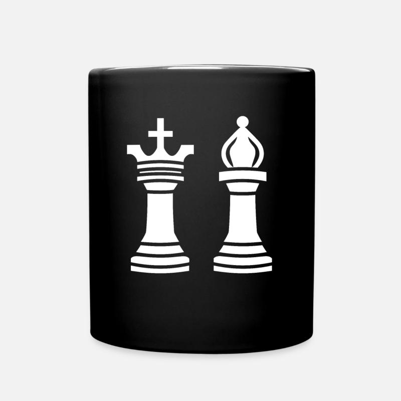 Jeux échecs - Mug uni - noir
