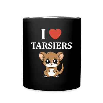 Humour tarsier - Mug uni - noir - Devant