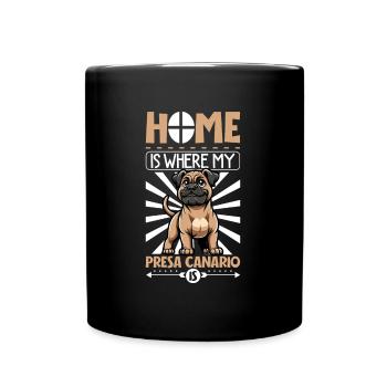 Accueil - Dogo Canario - Mug uni - noir - Devant