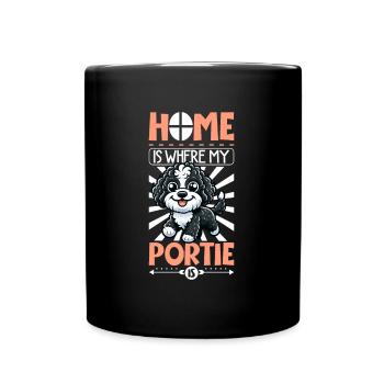 Home - Portuguese Water Dog - Full Colour Mug - black - Front