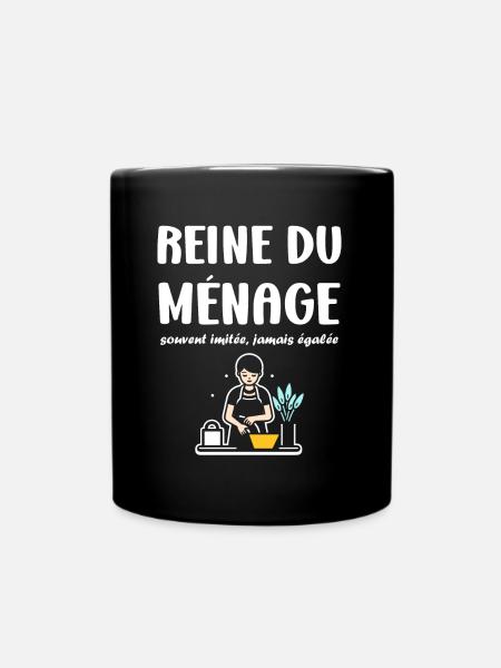 Humou ménage - Mug uni - noir