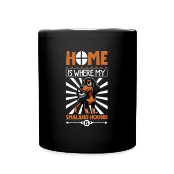 Zuhause - Smålandsstövare - Tasse einfarbig - Schwarz - Vorne
