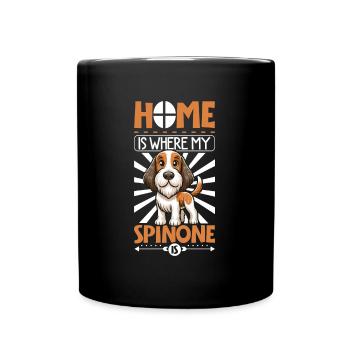 Accueil - Spinone Italiano - Mug uni - noir - Devant
