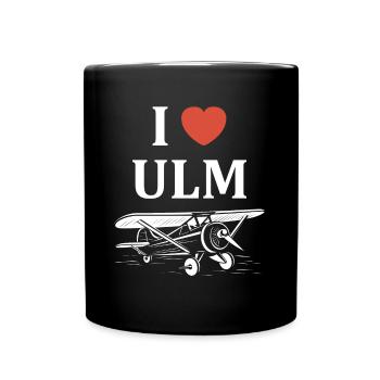 I love ulm - Full Colour Mug - black - Front