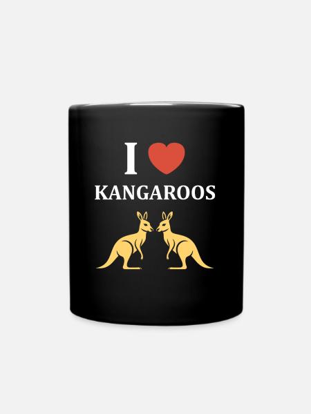 Humour kangourou - Mug uni - noir