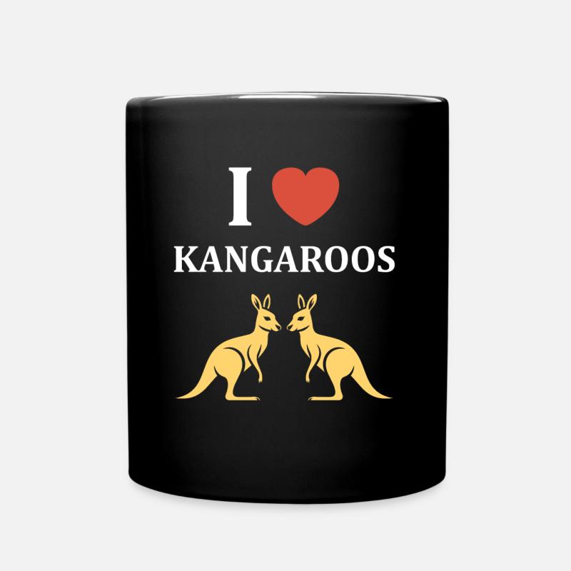 Humour kangourou - Mug uni - noir