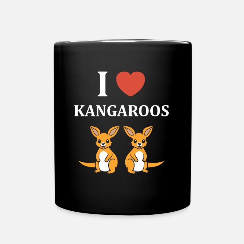 Humour kangourou - Mug uni - noir