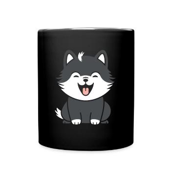 wolf - Full Colour Mug - black - Front
