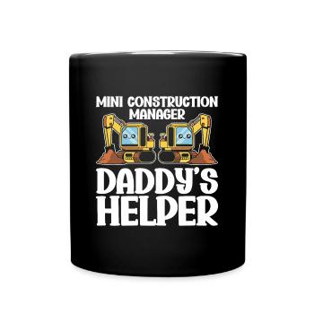 Construction Project Manager - Full Colour Mug - black - Front