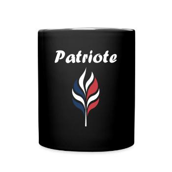 Patriotic France Emblem - Full Colour Mug - black - Front