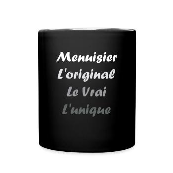 menuisier - Mug uni - noir - Devant