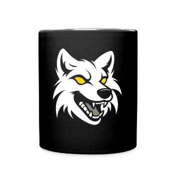 wolf - Full Colour Mug - black - Front