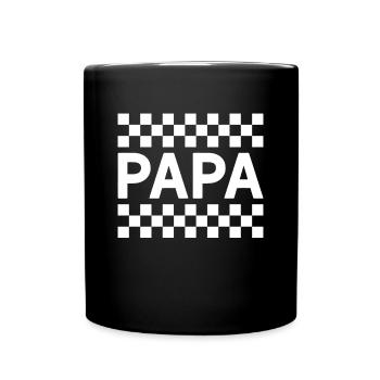 Pit Crew Papa Go-Kart Papa Course Papa - Mug uni - noir - Devant