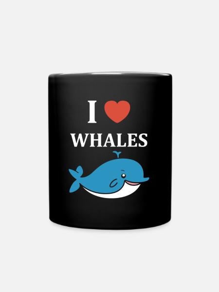 humour baleine - Mug uni - noir