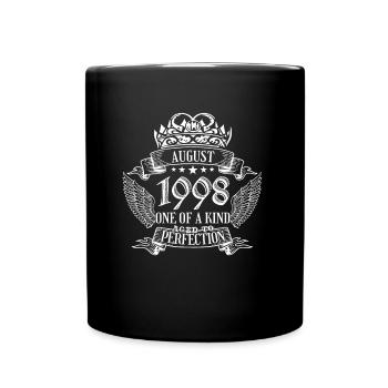 Unique en son genre août 1998 anniversaire - Mug uni - noir - Devant