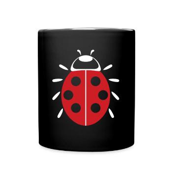 Ladybug - Full Colour Mug - black - Front