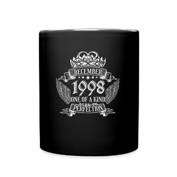 Unique en son genre décembre 1998 anniversaire - Mug uni - noir - Devant