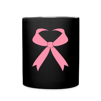 Breast Cancer Awareness - Full Colour Mug - black - Front