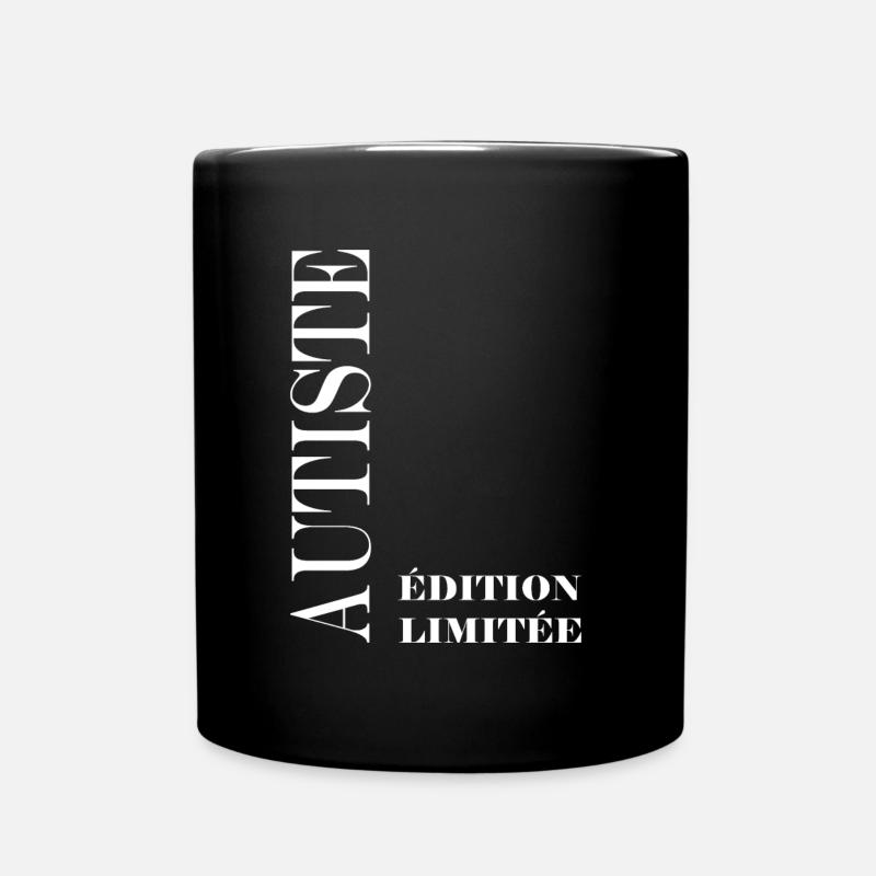 autiste - Mug uni - noir