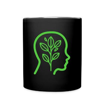 sensibilisation santé mentale - Mug uni - noir - Devant